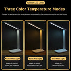Lampe LED – 3 modes de température dark gold