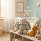 New Cute Long Ear Bunny Plush Toy Easter Rabbit Stuffed Doll 28cm Surprise Home Decor Holiday Gift Girl Sleep Companion Doll TechVisio