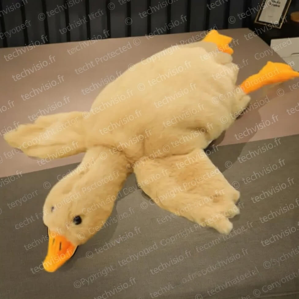 Peluche Canard Kawaii Géant – Ours Doux Colosse 50 à 190 cm TechVisio