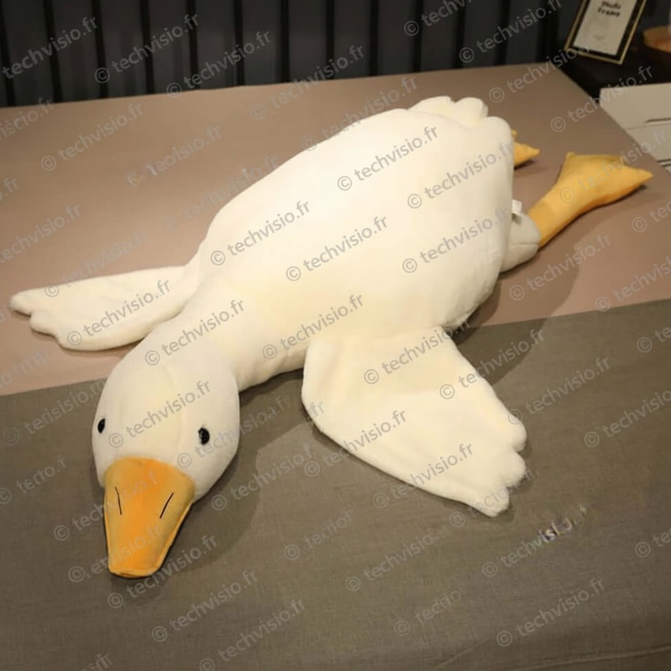 Peluche Canard Kawaii Géant – Ours Doux Colosse 50 à 190 cm TechVisio