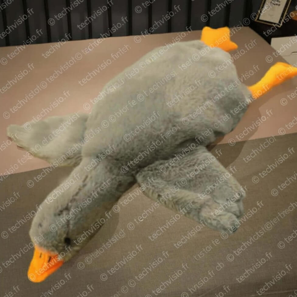 Peluche Canard Kawaii Géant – Ours Doux Colosse 50 à 190 cm TechVisio