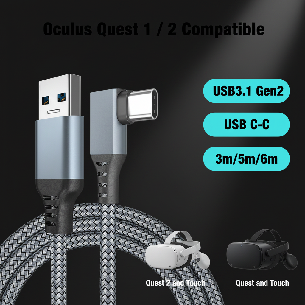 Oculus Quest - câble chevron fidèle