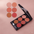 Palette Blush & Contouring 6 Couleurs – Nacré & Mat