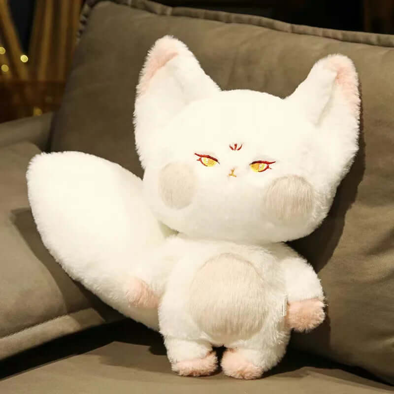 Cute Big Tailed Fox Plush Toys Lovely Soft Stuffed Cartoon Animals Dolls Pillow For Birthday Christmas Gift TechVisio