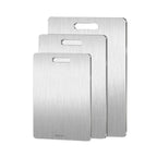 316 Stainless Steel Panel and Chopping Board Kitchen Household Thickened Double Sided Cutting Board Block Kneading Dough Board TechVisio