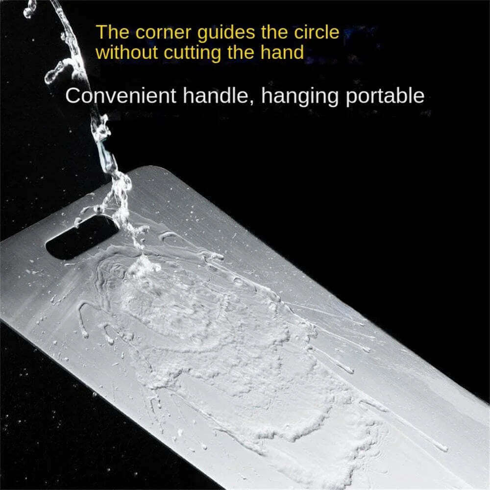 316 Stainless Steel Panel and Chopping Board Kitchen Household Thickened Double Sided Cutting Board Block Kneading Dough Board TechVisio