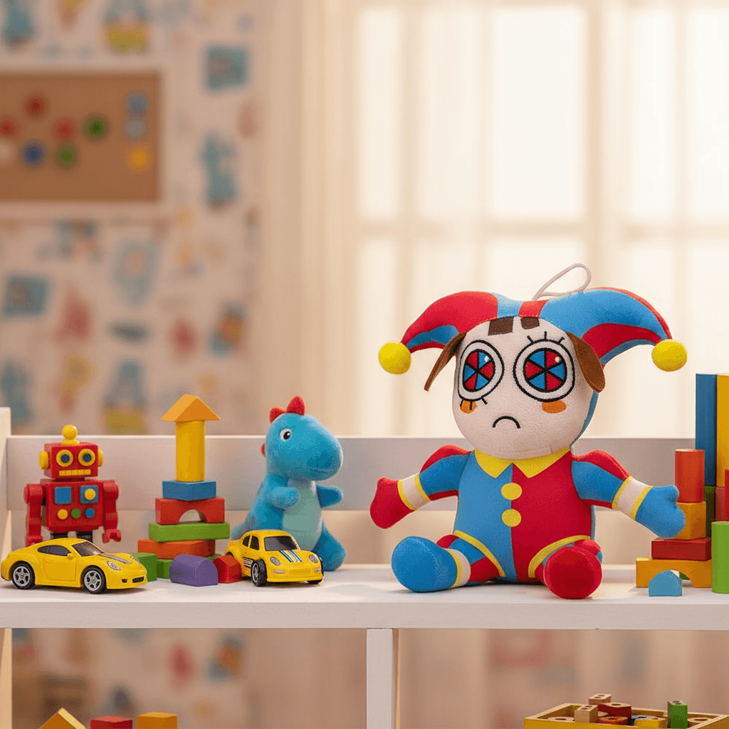 Peluche The Amazing Digital Circus – Pomni & Jax 25-40cm TechVisio