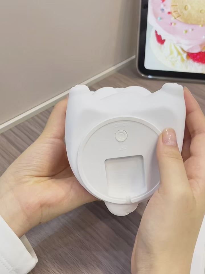 Veilleuse Lapin Mignon – Lumière Colorée ou Chaude, Variateur Tactile & Minuterie