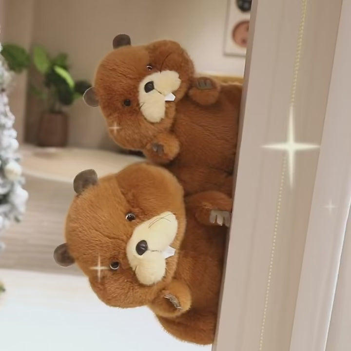 Peluche Marmotte Dodu Kawaii 22cm ou 35cm – Doudou Cadeau