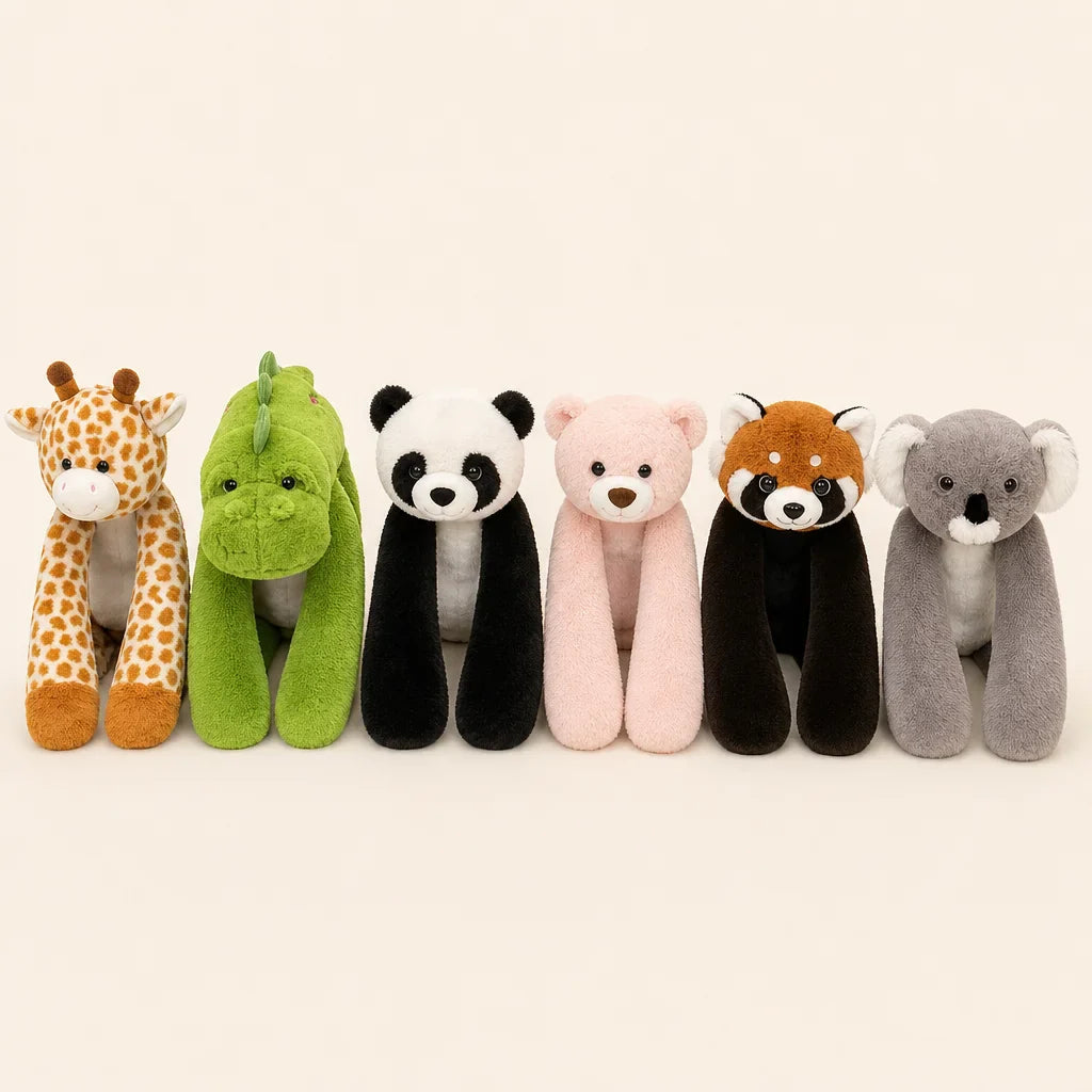 [Scale AI] product_hero — Peluche Animaux Bras Longs 60cm – 6 Modèles Doux