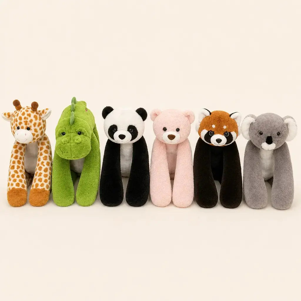 [Scale AI] product_hero — Peluche Animaux Bras Longs 60cm – 6 Modèles Doux