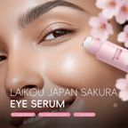 Sérum Contour des Yeux Sakura 15ml Bille Massage – Anti-Cernes Poches Rides | Acide Hyaluronique TechVisio