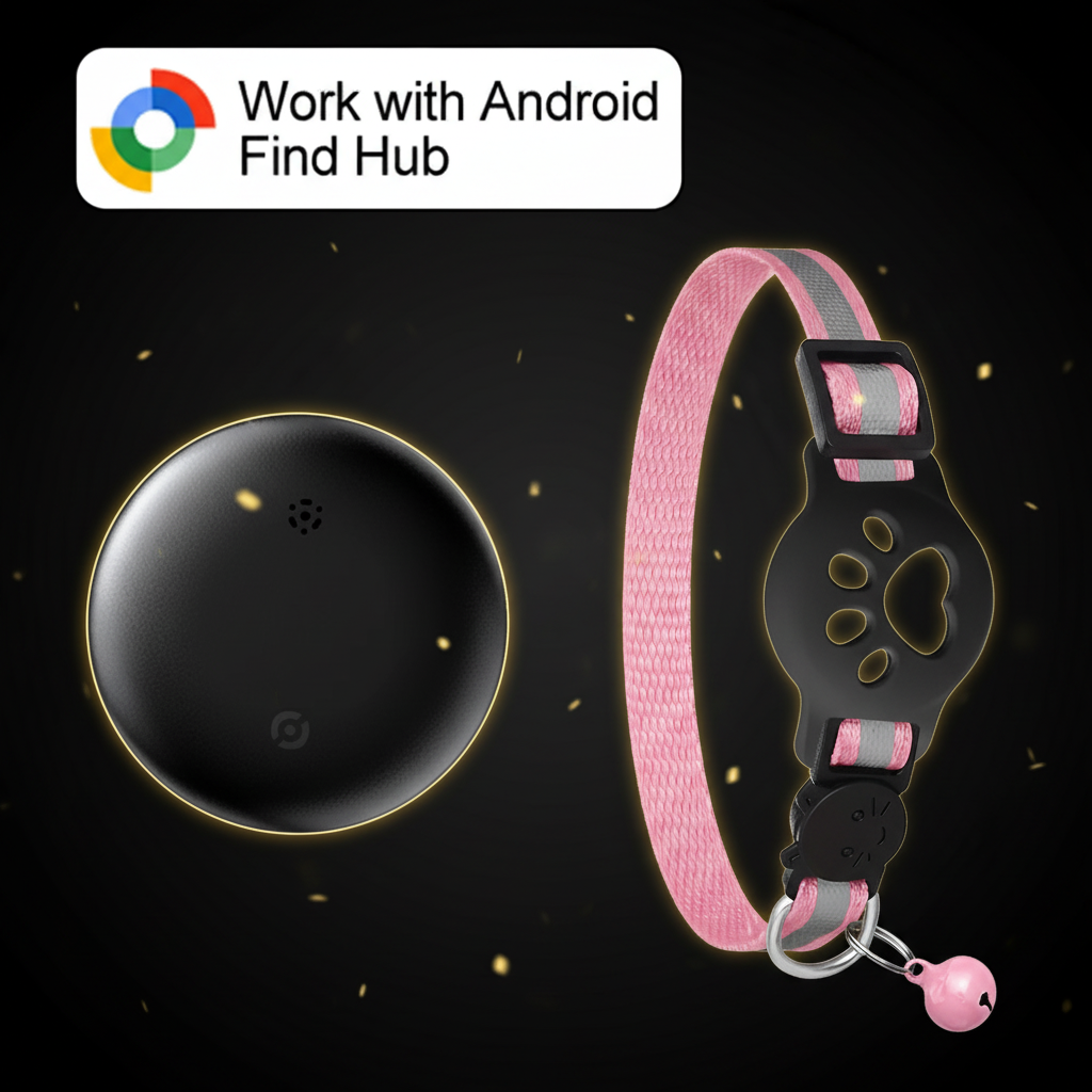 Smart GPS Cat Tracker – Hero Dark Luxury