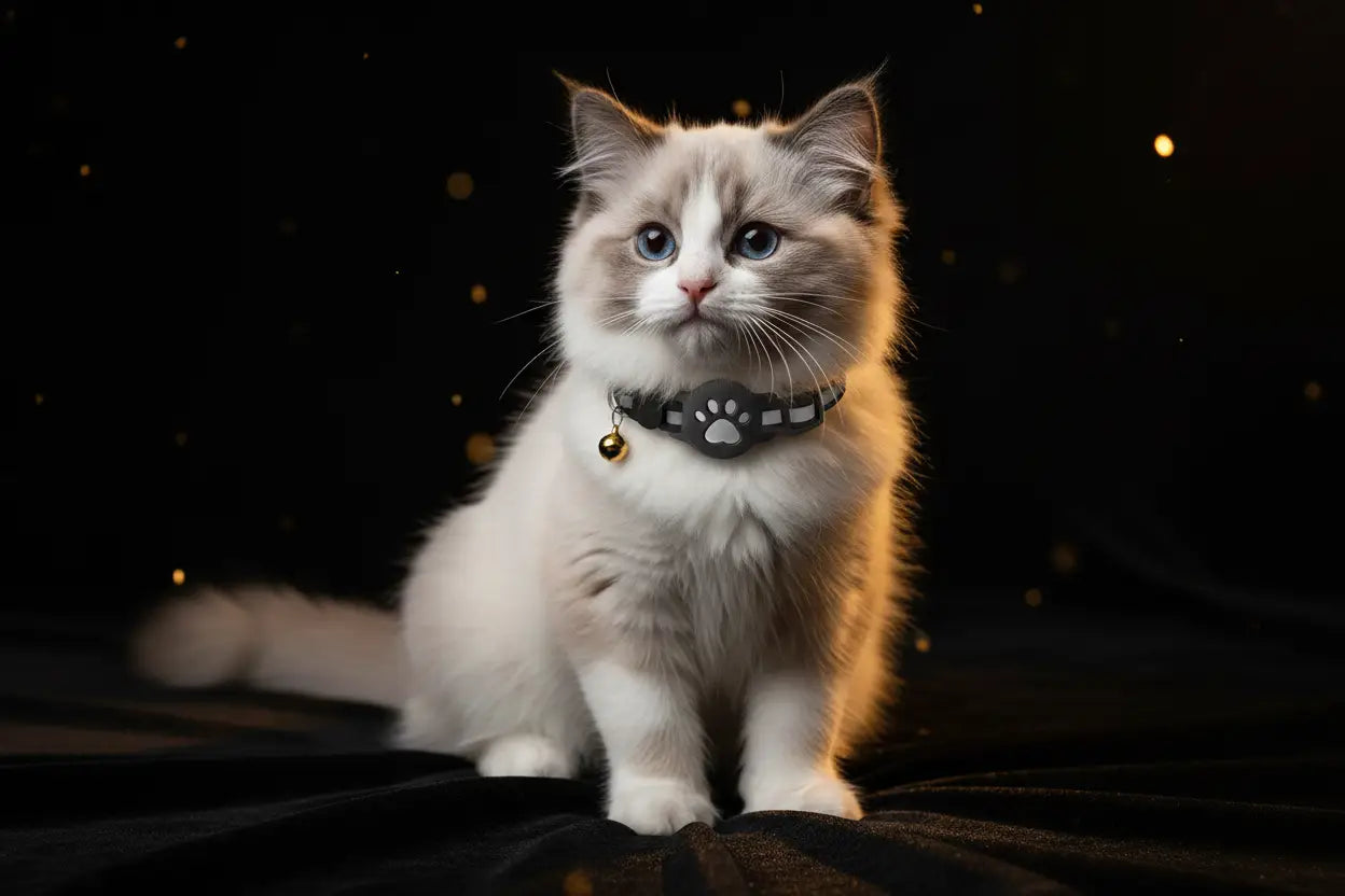 Smart GPS Cat Tracker – Lifestyle Dark
