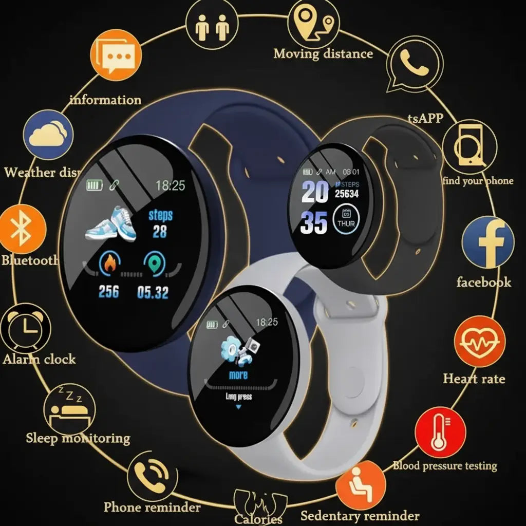 Smartwatch Multi Dark Gold