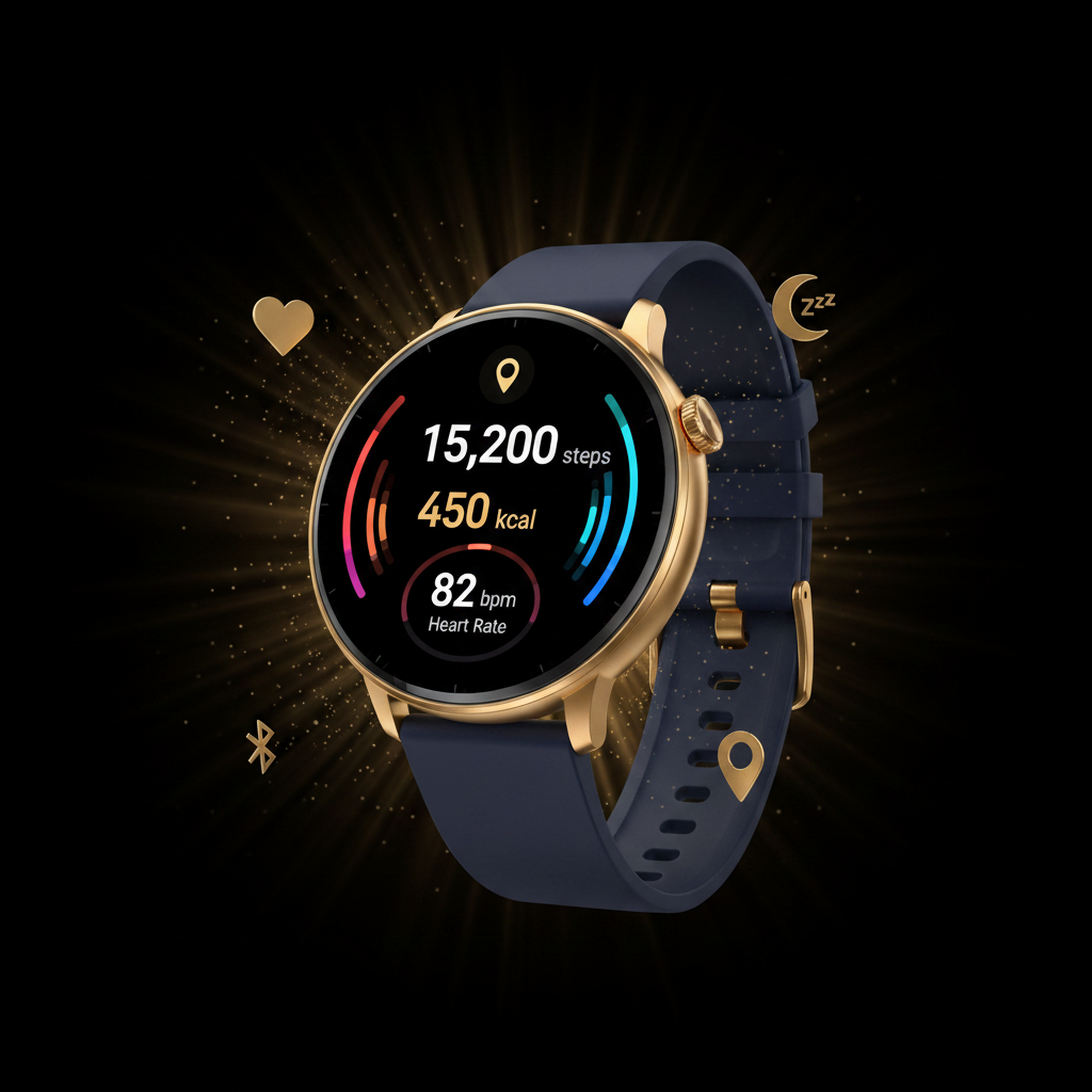 Smartwatch Premium - Features Dark Luxury