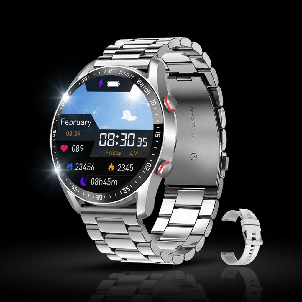 Smartwatch Silver Steel Corrigée