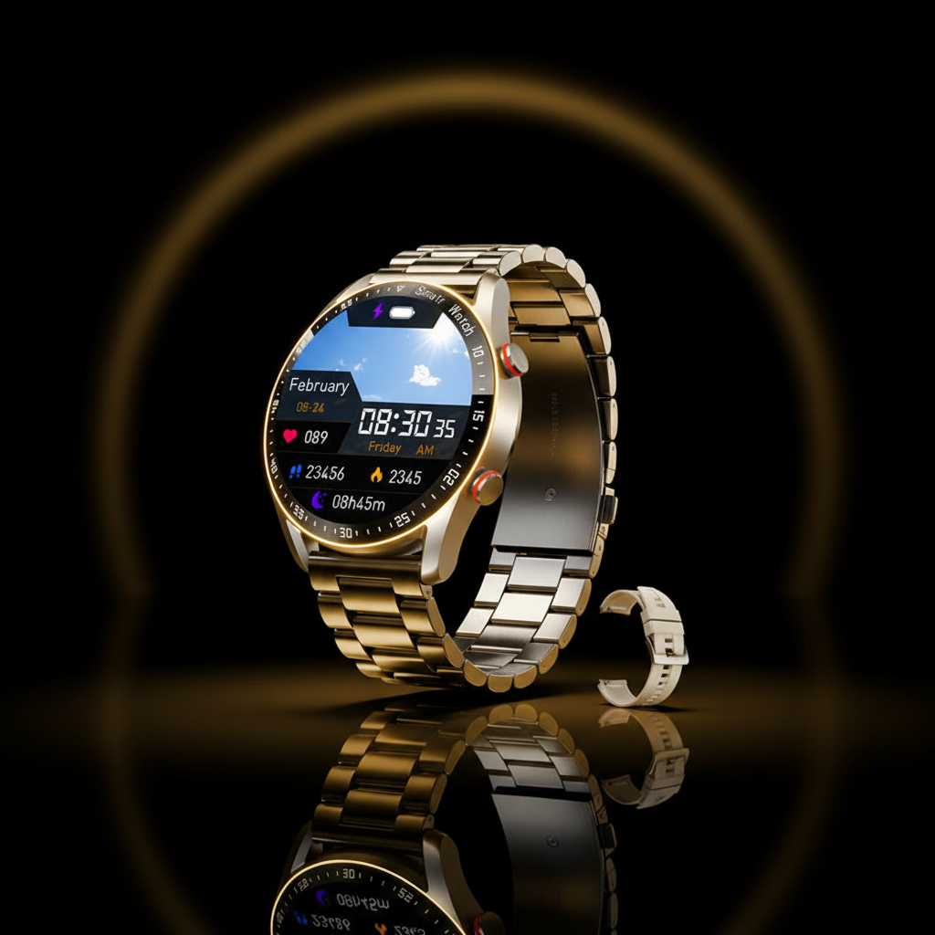 Smartwatch Silver Steel