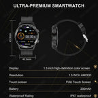 Smartwatch Specs Dark Luxury