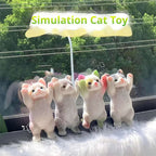 13CM Cute Taba Squishy Cat Fluffy Sticky Realistic Cat Stress Relieving Toy Simulation Cats Doll Squeeze Gift for Kids Adults TechVisio