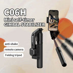 FGCLSY Bluetooth Handheld Gimbal Stabilizer Mobile Phone Selfie Stick Aluminum Alloy Adjustable Tripod for Smartphone Live TechVisio