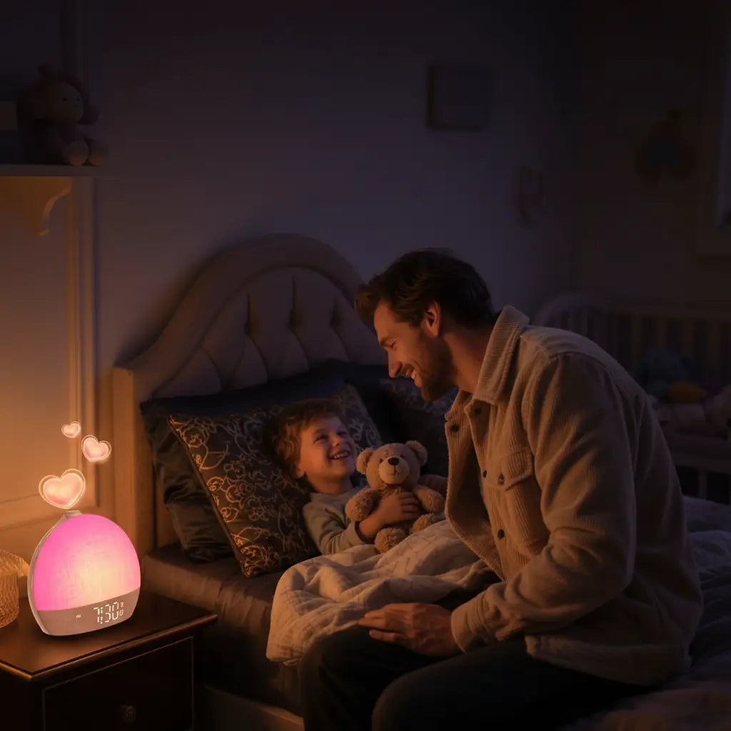 Sunrise Lamp – Sound & Story Dark Luxury