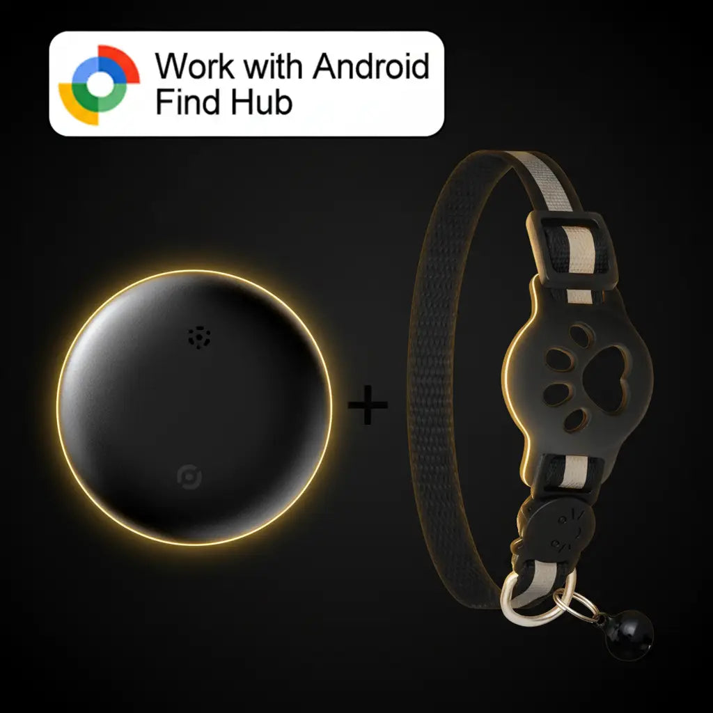 Tracker + Collier Noir Premium