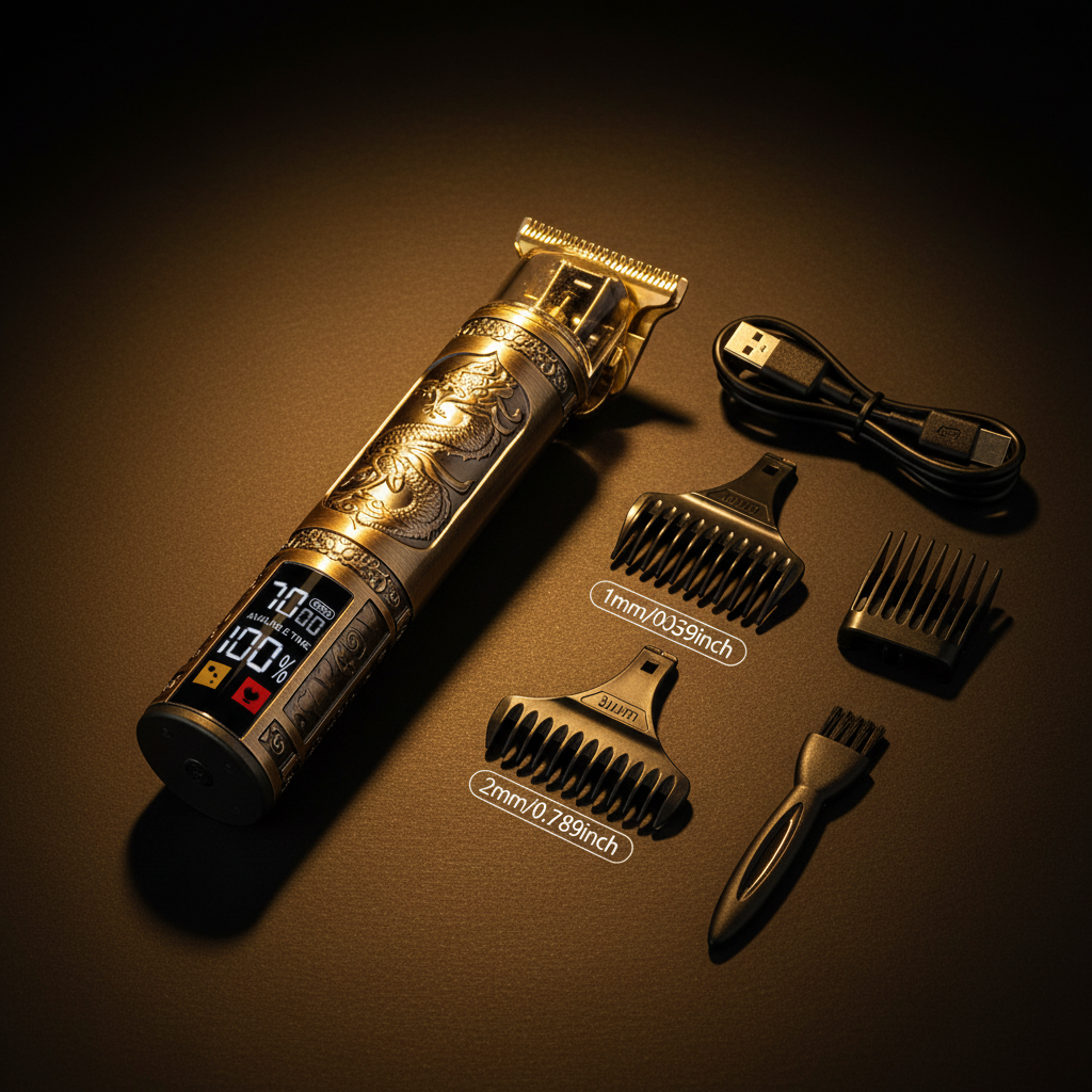 Trimmer Gold Dragon – Kit Shot