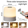 GGbingo Touch Night Light Rechargeable Remote Control Night Light RGB Dimmable Table Lamp Ambient Light for Bedroom Living Room TechVisio