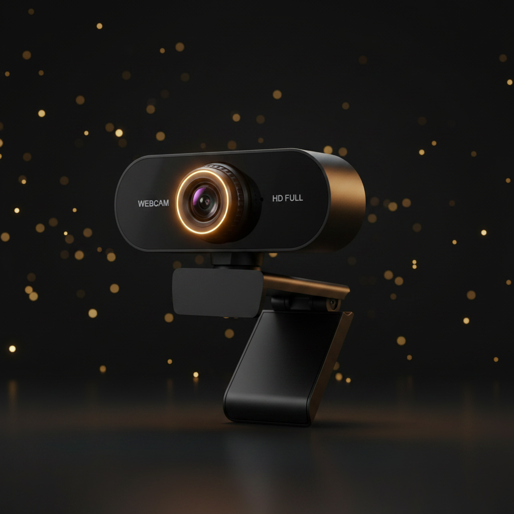 Webcam HD 1080P Premium Dark Gold
