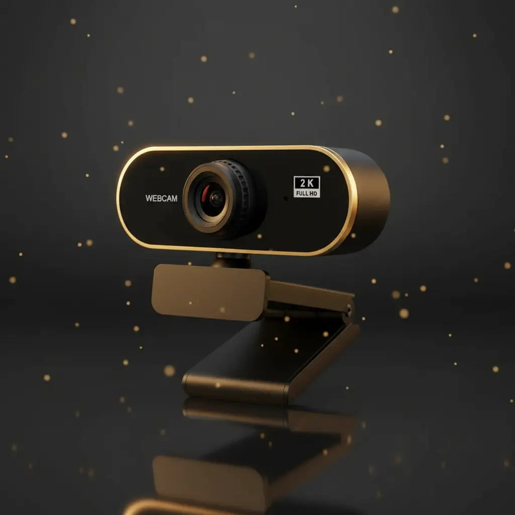 Webcam HD 2K Premium Dark Gold