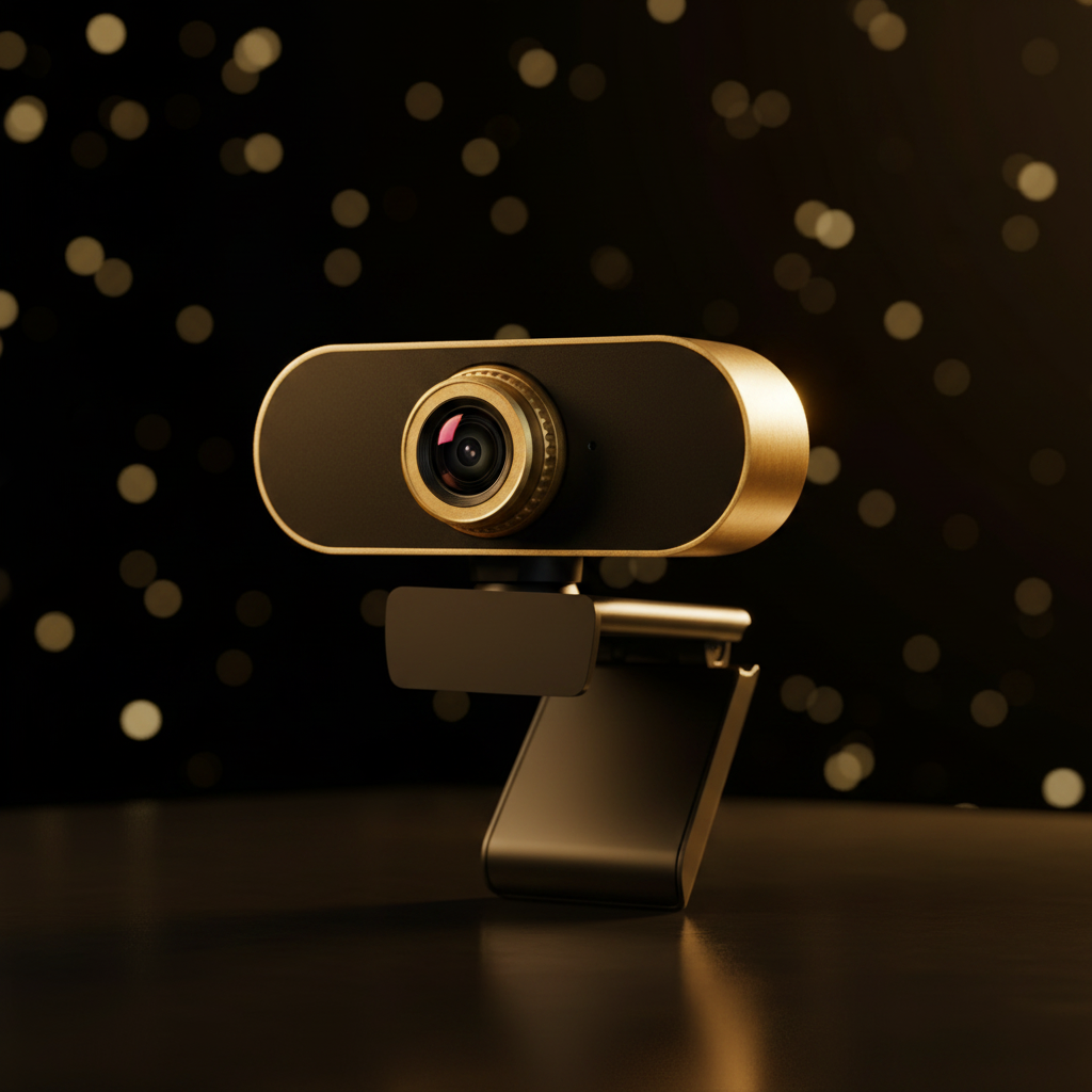 Webcam HD 720P Premium Dark Gold